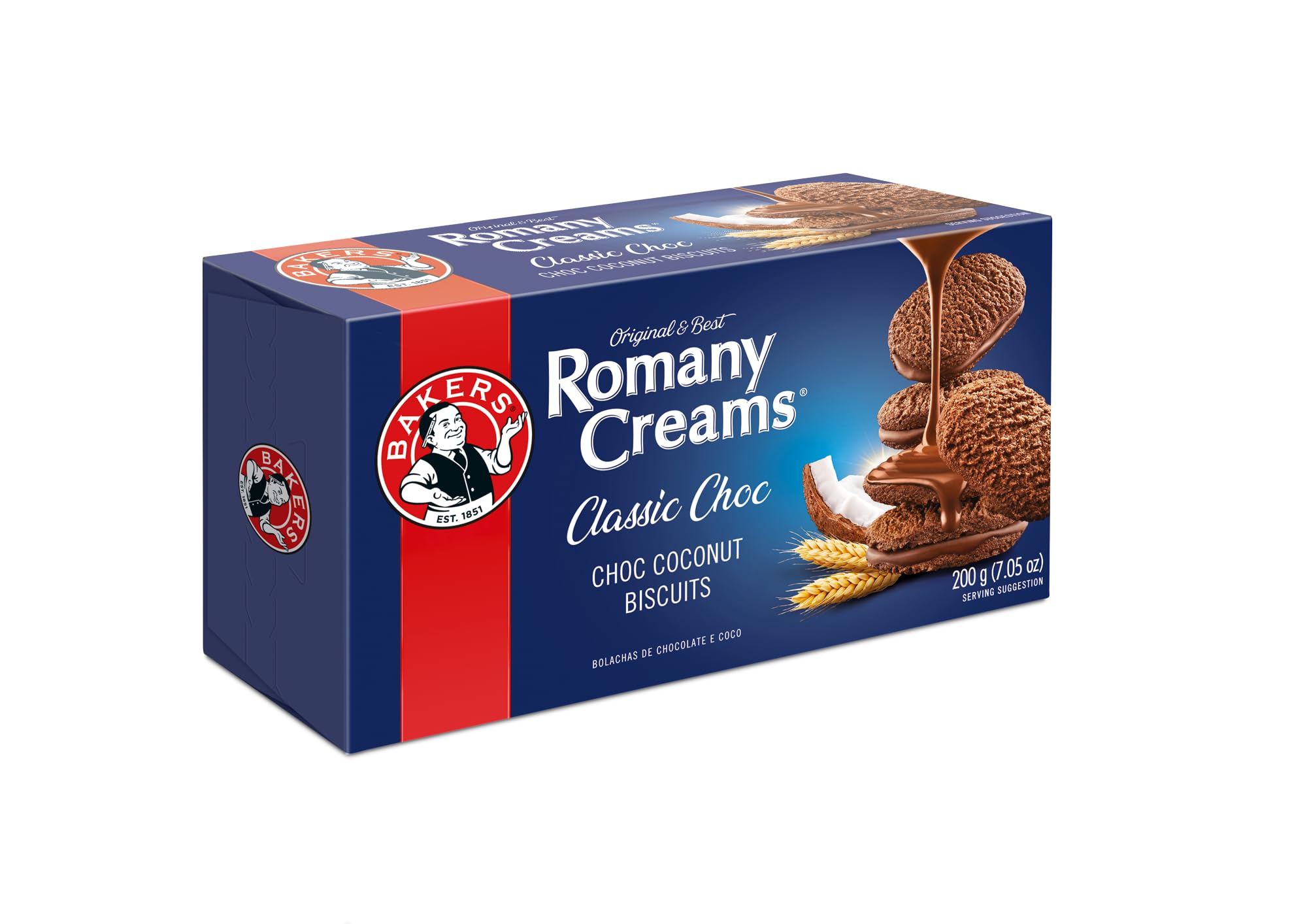 Bakers Romany Creams - Classic Chocolate 200g - Pack of 12 CASE — view 5