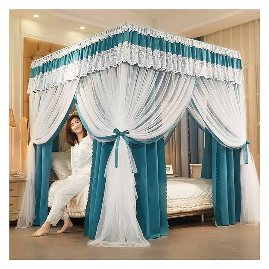 イギリスヴィンテージ　コットンフィレ風レース　天蓋　カーテン イギリスヴィンテージ コットンフィレ風レース 天蓋 カーテン