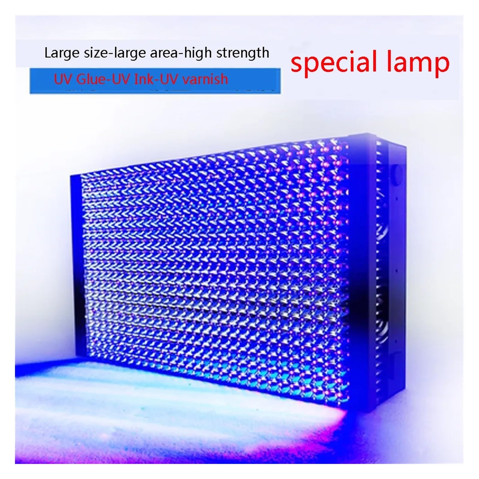 Lampada per polimerizzazione UV 11000W LED ad alta potenza Colla Shadowles Olio verde Resina 3D Stampa DIY UV Lampada polimerizzante a raggi ultravioletti 365nm 395nm 405nm Macchina(365NM,5400W)