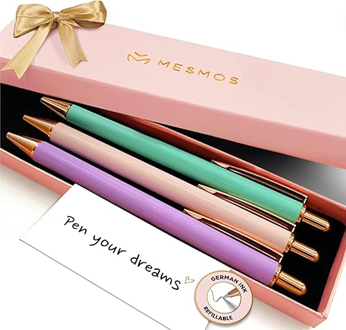 Miniatura 25 de MESMOS Juego de 3 bolígrafos elegantes, regalos de jefe de coordinador del caos para mujeres, gerente de oficina, regalos de liderazgo y