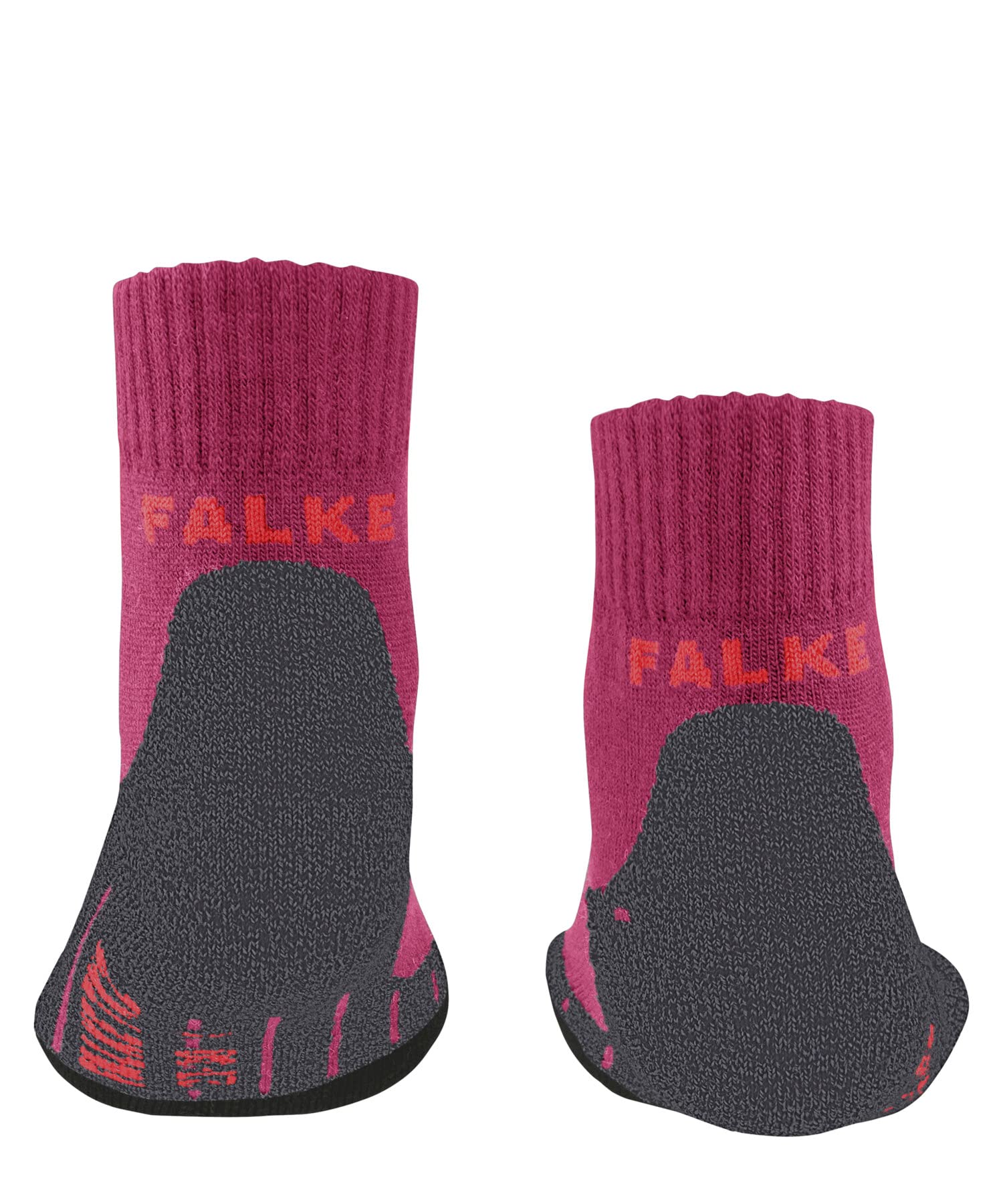 FALKE Unisex Kinder TK2 Short Wandersocken atmungsaktive schnelltrocknende klimaregulierende geruchshemmende Wolle Funktionsmaterial mittelstarke Polsterung kurz antiblasen Trekkingsocken 1 Paar