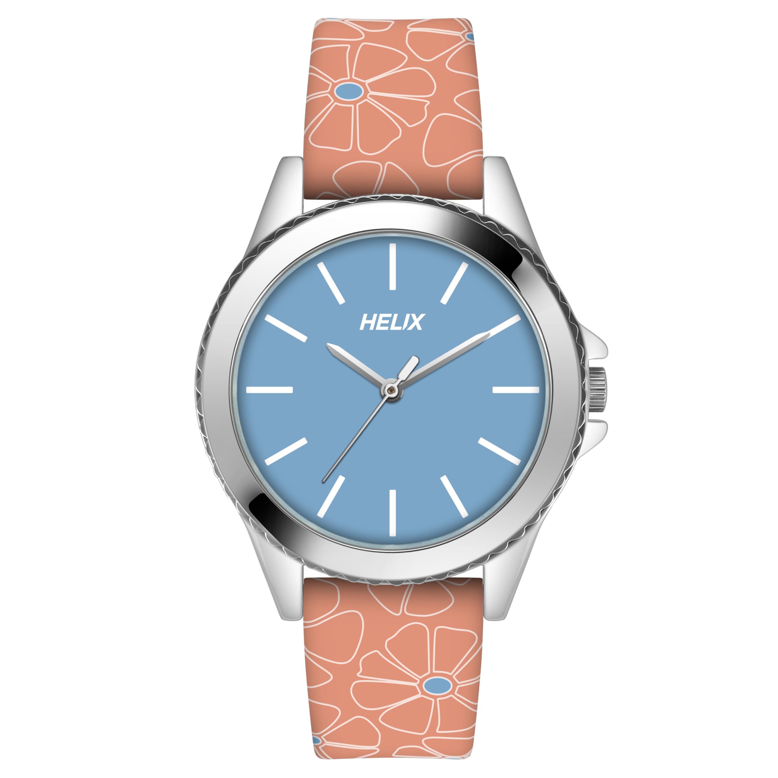 Helix by Timex Women Blue Round Dial Analog Watch - TW035HL10 (B0D761ST3D) Amazon Price History, Amazon Price Tracker