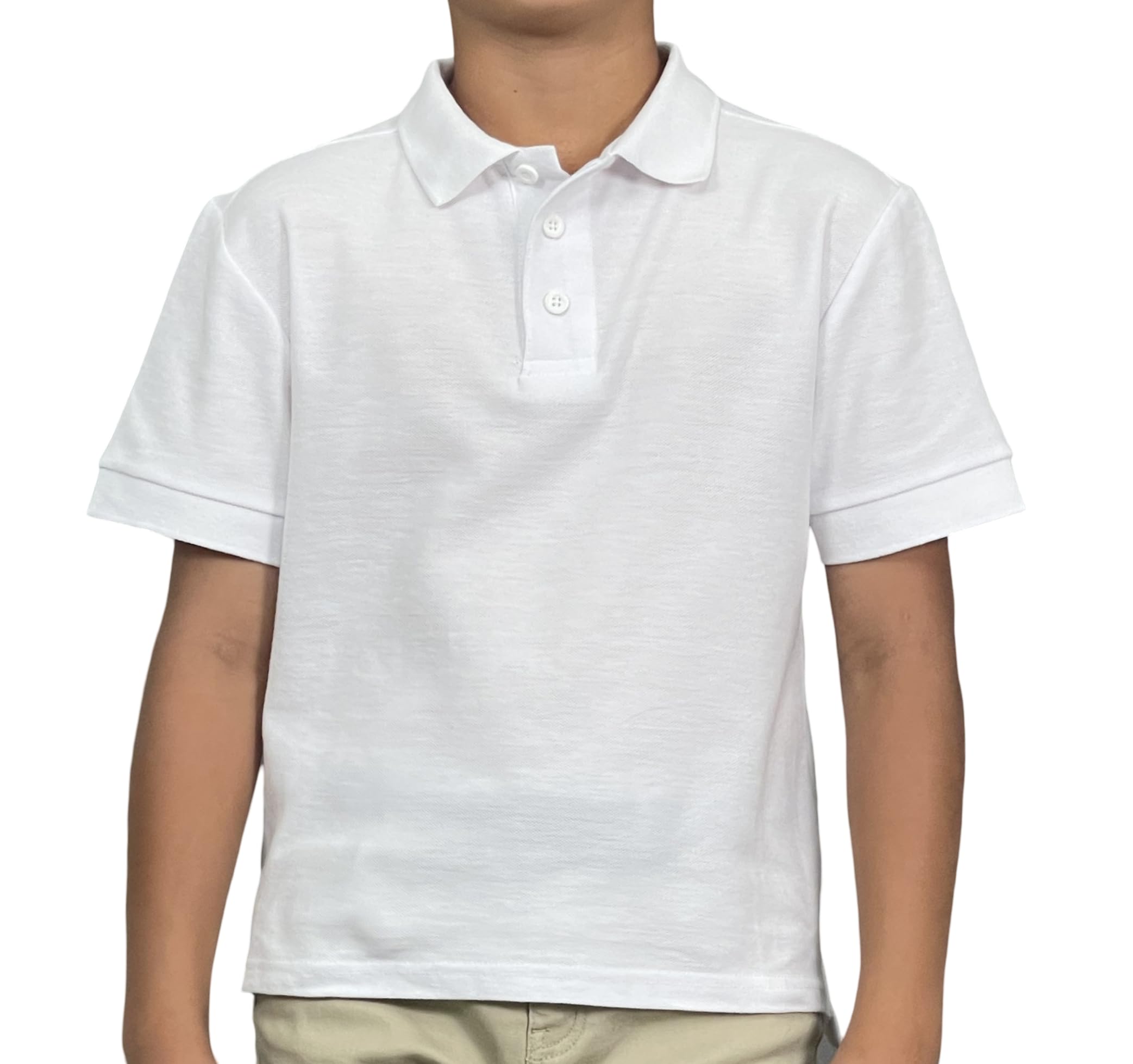 Access Unisex Kids' School Uniform Pique Polo