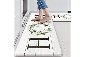 KIMODE Anti Fatigue Comfort Kitchen Rugs Mat Non-Slip Kitchen Floor Mats