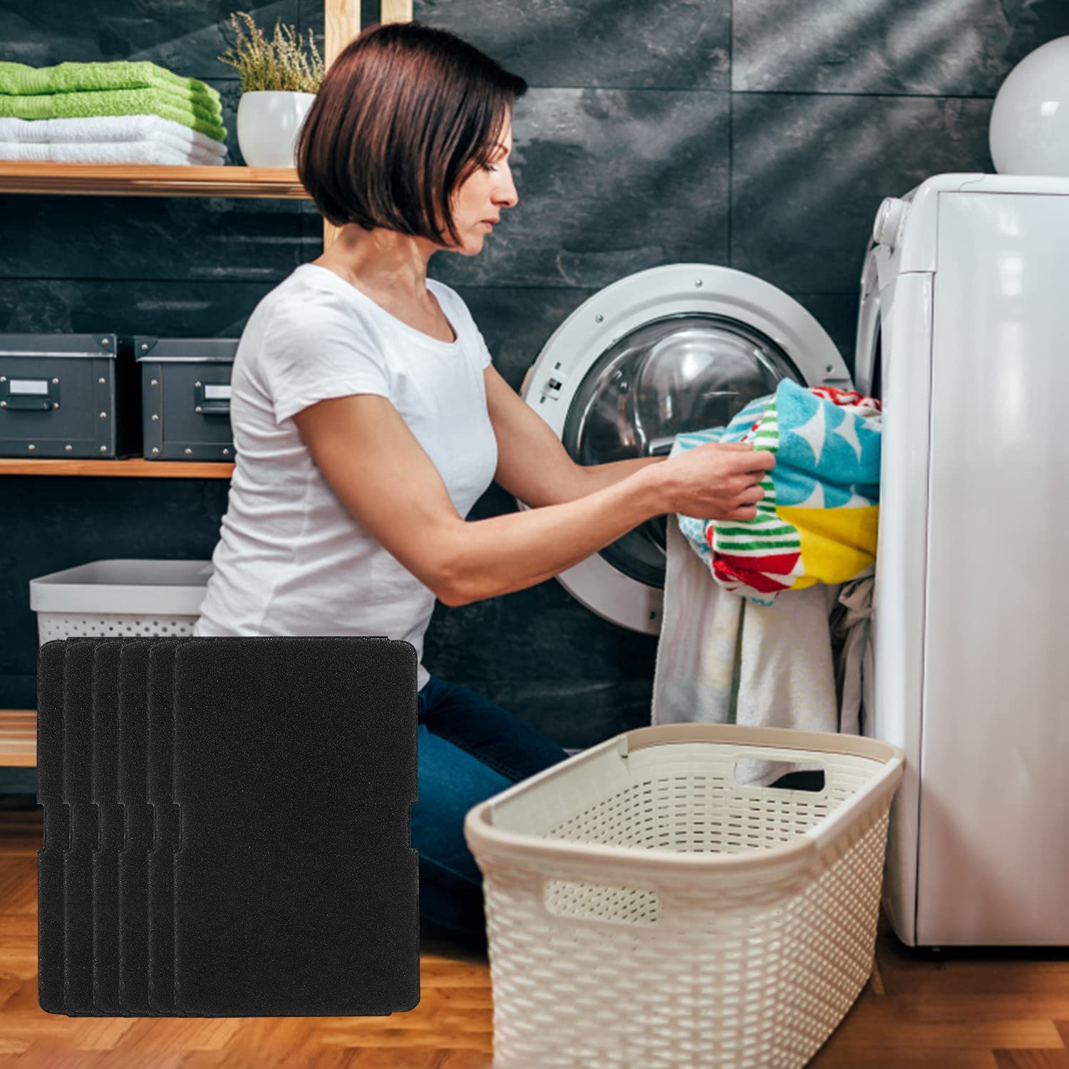 6 Filtri Per Asciugatrice Beko - Ricambio 2964840100 - Schiuma Evaporatore - Foto 13