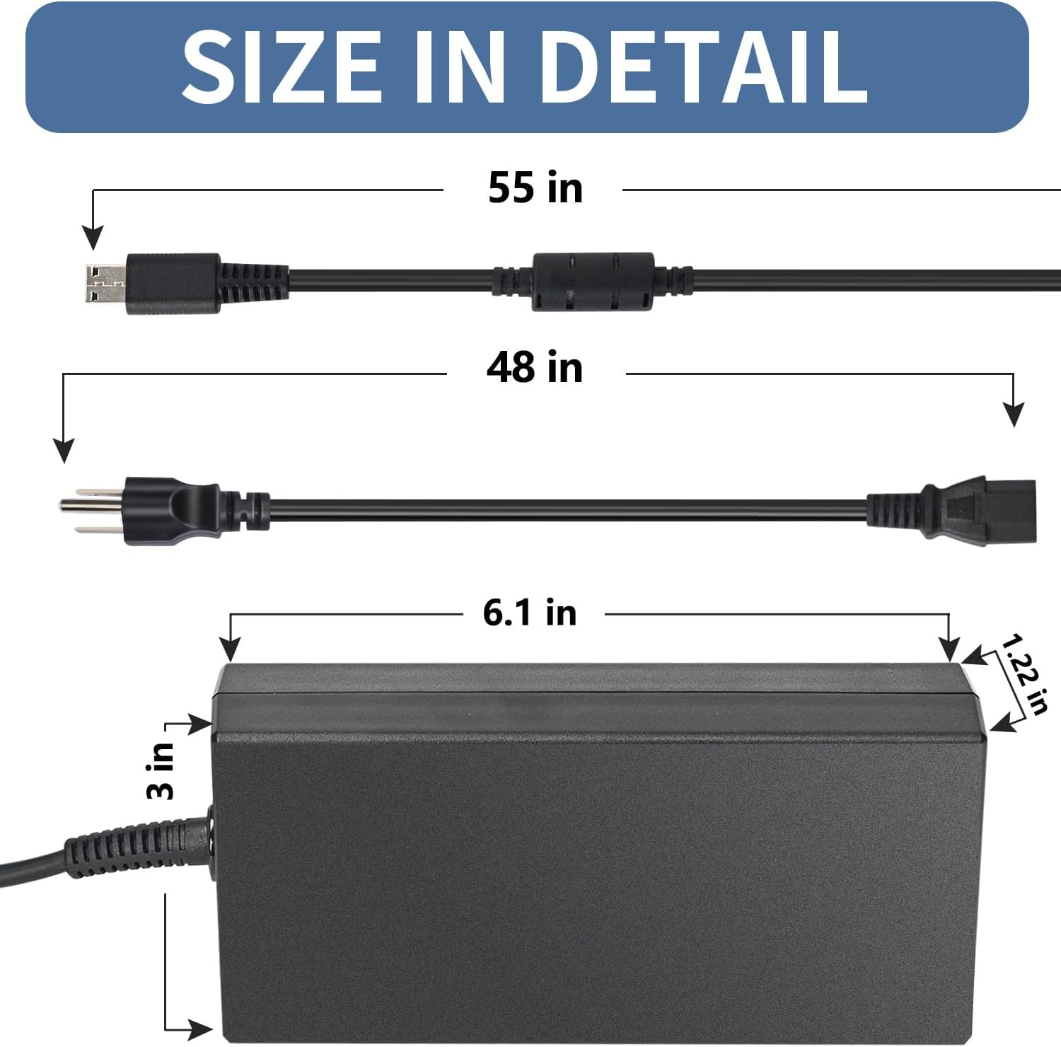 240W 20V 12A Laptop Charger for MSI GE66 GE76 GP76 GS77 Raider Leopard MS-17K3 A20-240P2A A240A007P S93-0409410-C54 Stealth 17 14 Studio Gaming AC Adapter Power Supply