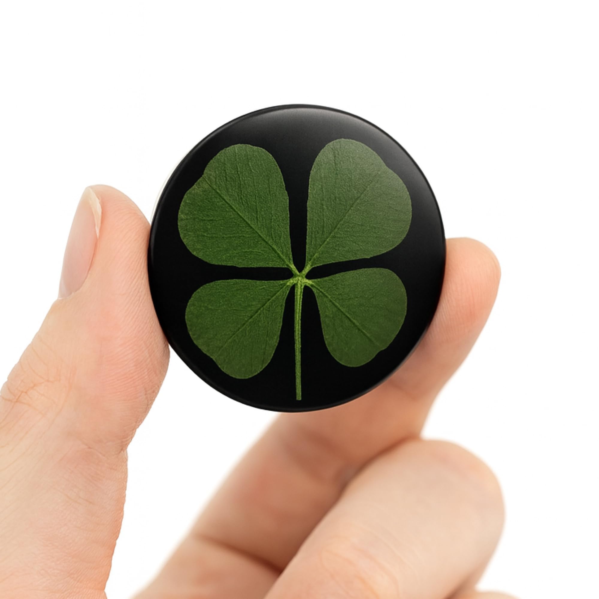 lucky clover様用 Amazon.com : Real Four Leaf Clover Black Pocket Token - Lucky