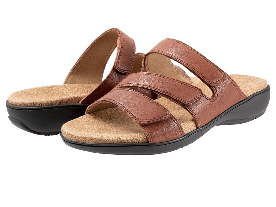 Trotters Rose (Luggage) Women's Sandals INTERNATIONAL SHIPPING