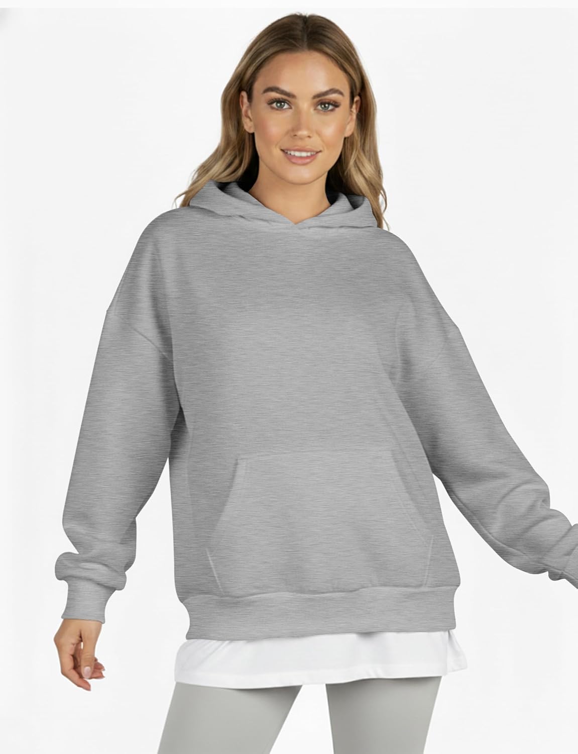 Oversized Hoodies for Women, Long Sleeve Fleece Womens Sweatshirt with Pocket Pullover Outfits Winter Clothes - Image 4