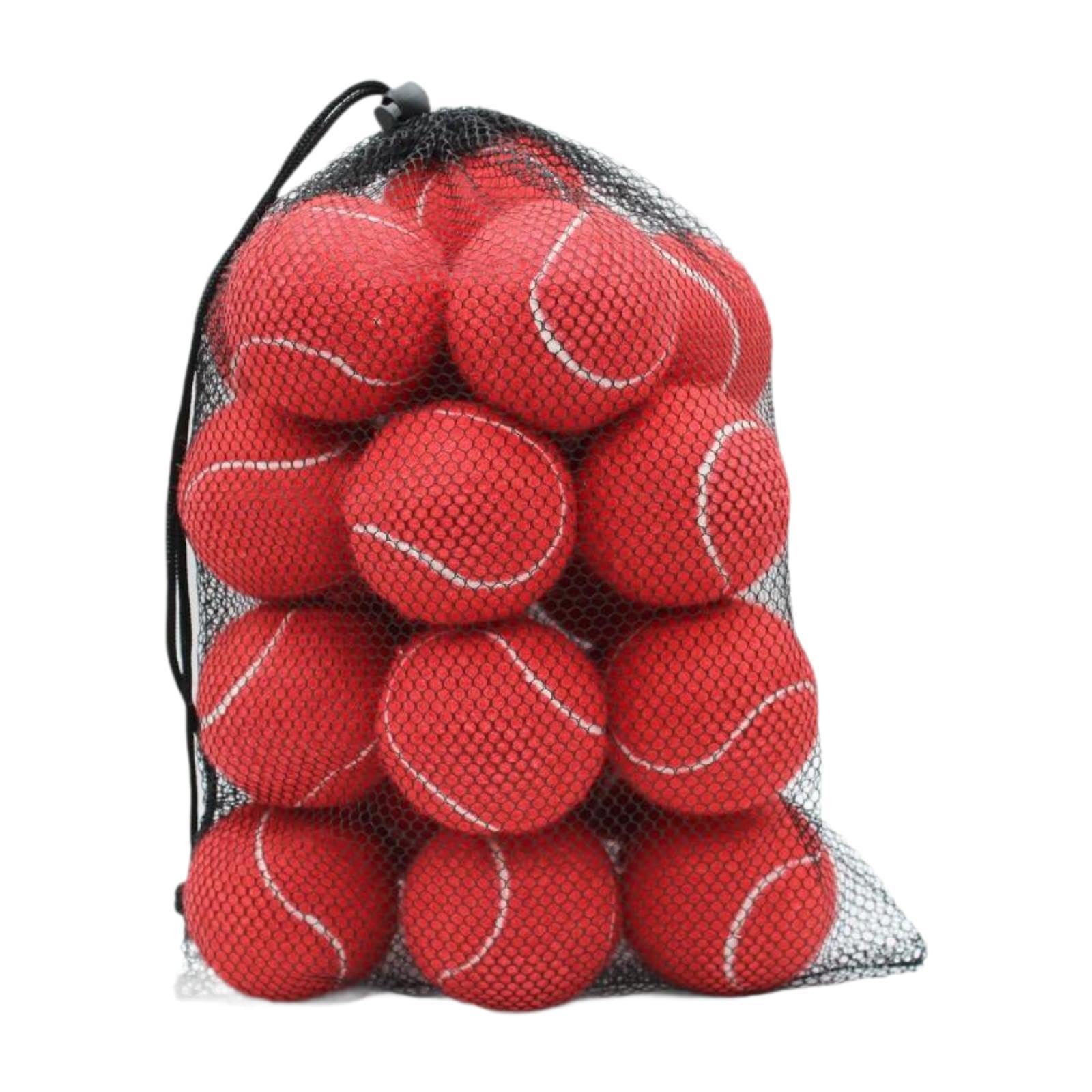 20 Stück Tennisbälle Trainingsbälle Übungsbälle Gummibälle aus Gummi Und Filz mit Hoher Flexibilität für Kinder Erwachsene Hunde Training