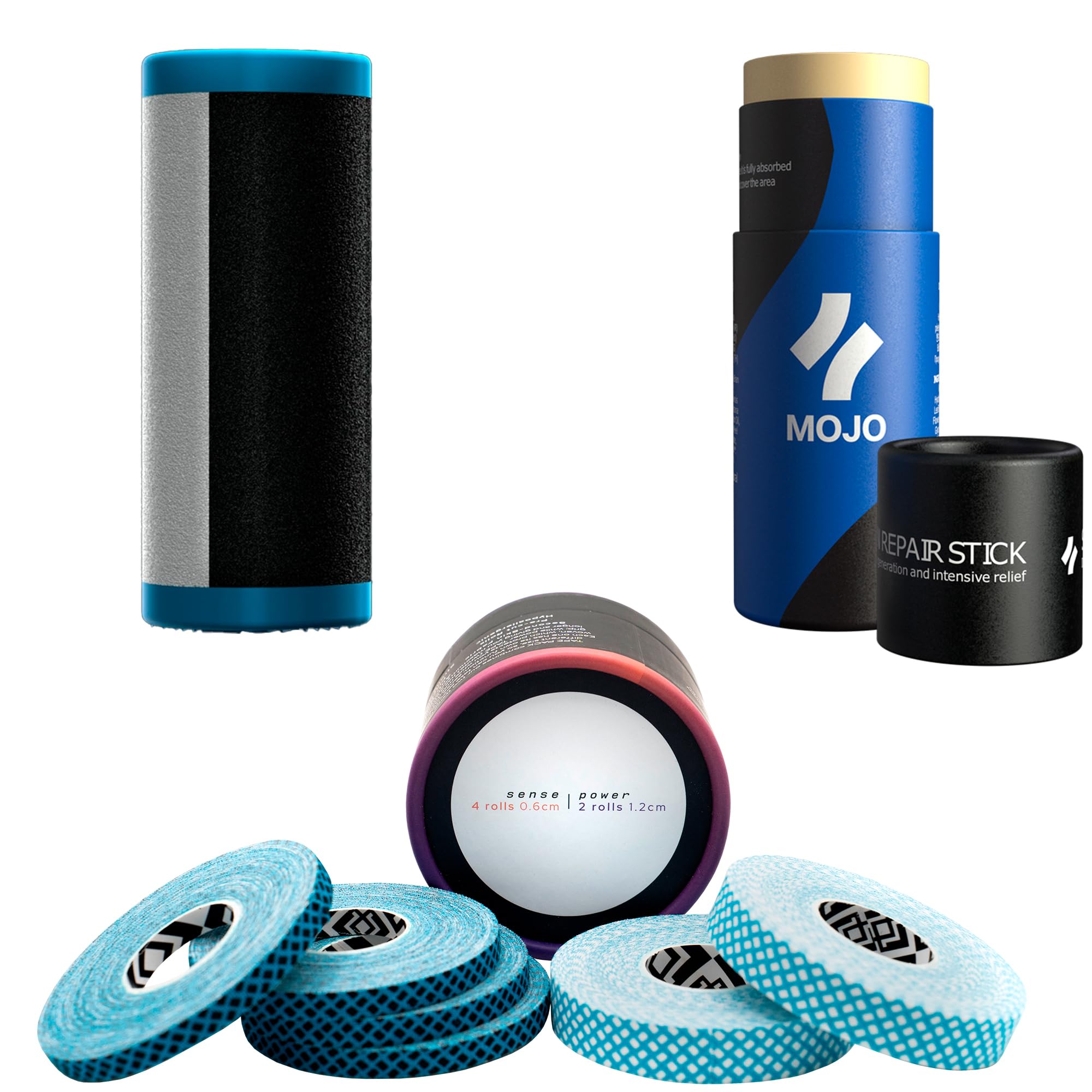 CRUX KIT Advanced Lima de Callos TACO Crema Regenerante MOJO Esparadrapo TAPE PACK x6 Rollos Cuidado de Manos para Escalada Crosstraining Gimnasia