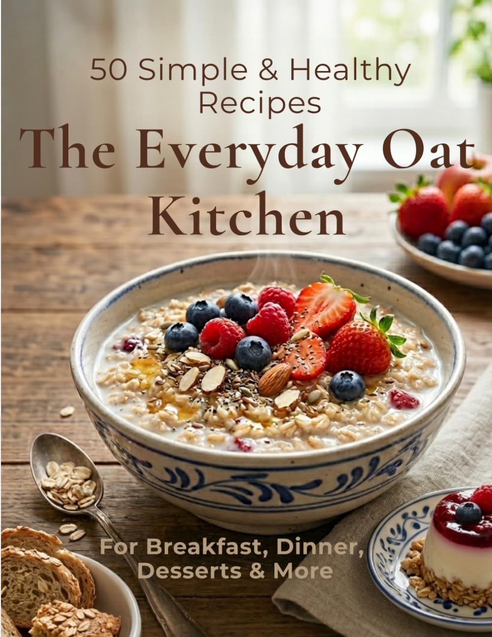 The Everyday Oat Kitchen: 50 Easy and Healthy Oat Recipes for Breakfast, Baking, Savory Meals, and Desserts