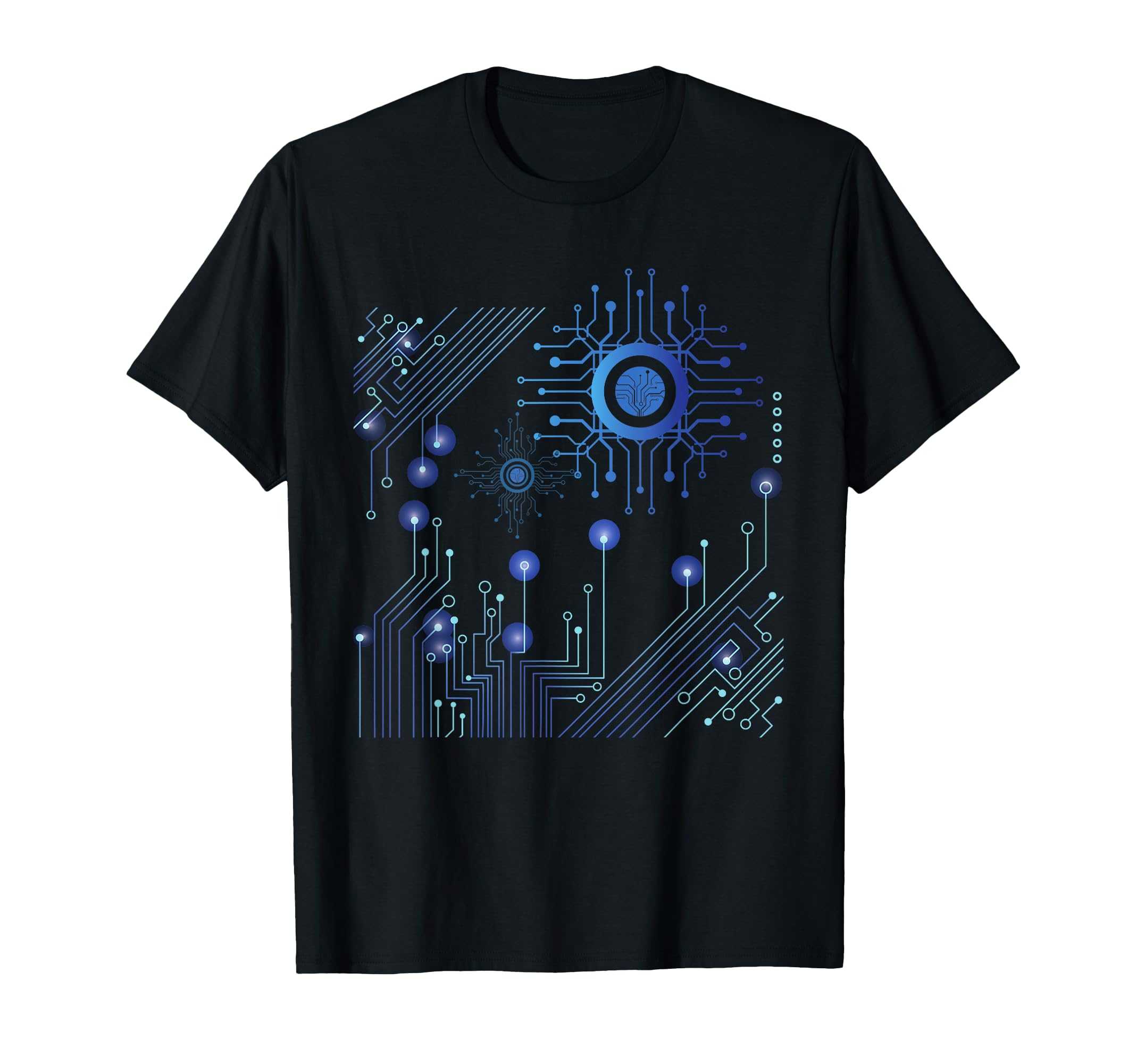 CPU PC Computing Sci Fi Movie Chip Clothing StoreCPU PC Sci-fi Movie Geeks Tees Circuit Board Computing T-Shirt