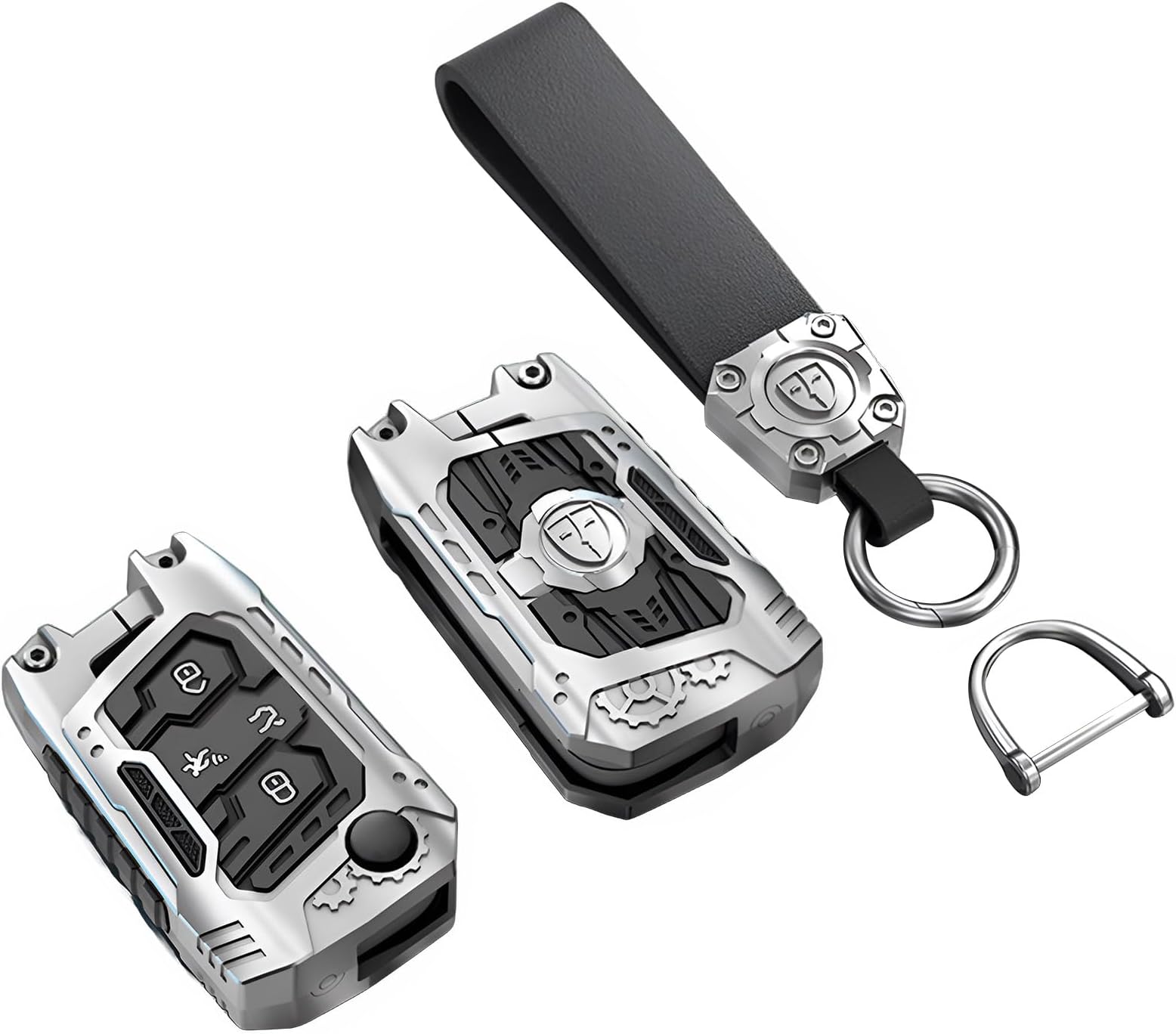 Heavy Metal Key Fob Cover Case Protector for Volkswagen, Keychain, Accessories for VW Golf Jetta Passat Passat Polo
