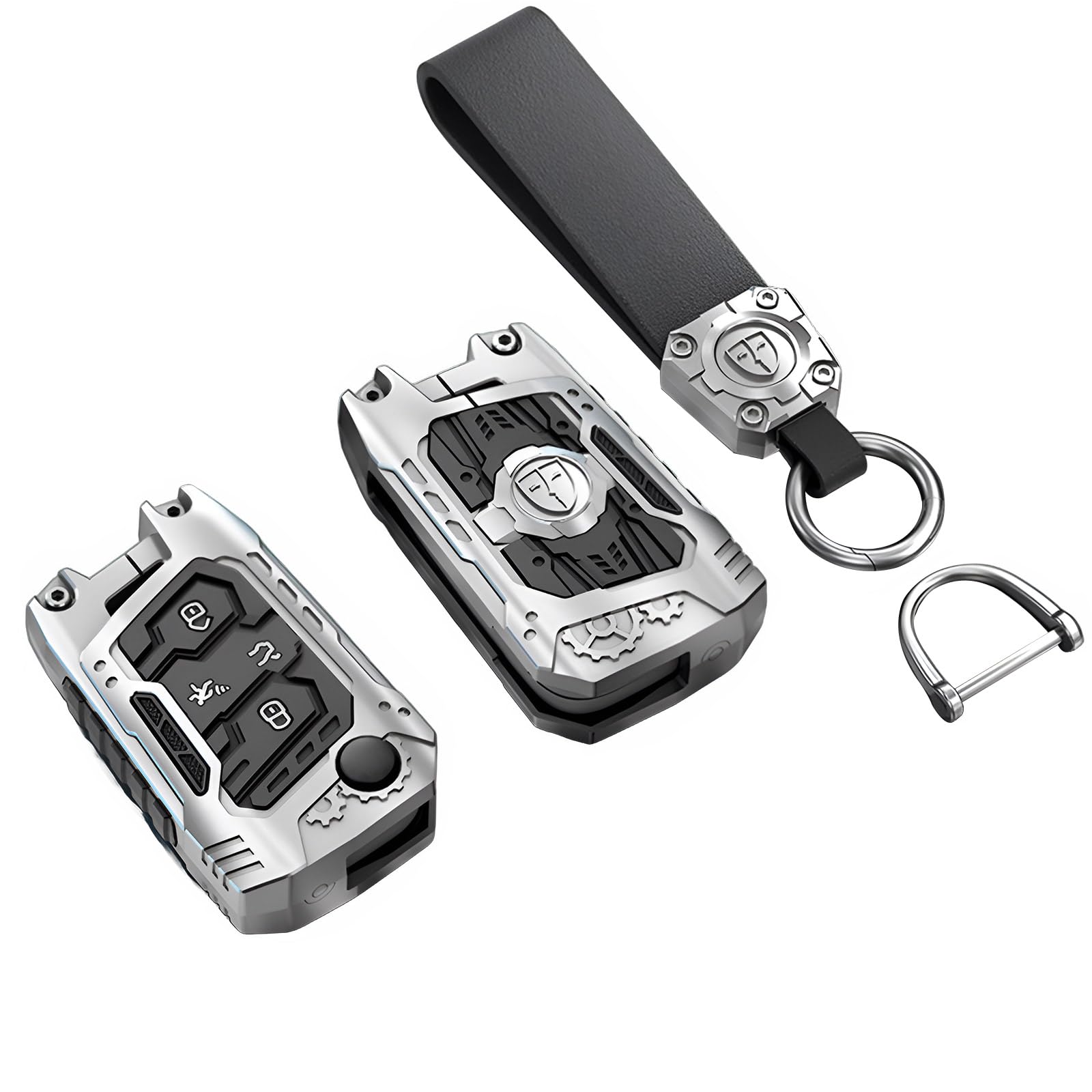 Heavy Metal Key Fob Cover Case Protector for Volkswagen, Keychain, Accessories for VW Golf Jetta Passat Passat Polo