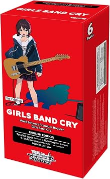 Bushiroad Weiss Schwarz Girls Band Cry English Premium Booster