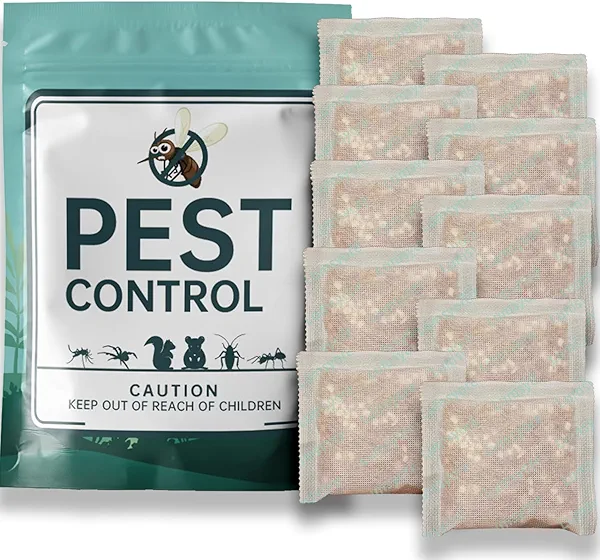 Pest Control, Mouse Repellent Pouches, 10 Pack, Rodent Repellent Indoor, for Homes, RVs, Storage Areas, Mice, Spider, Roach Deterrent with Fresh Mint Aroma