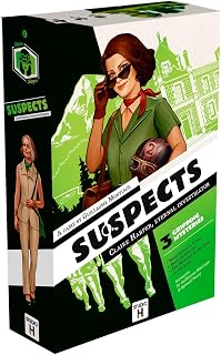Suspects: Eternal Detective Claire Harper | Murder Mystery Board Game for Kids, Teens, & Adults | Next Chapter in The Highly Rated Cooperative Detective Game | 1-6 Players | Ages 10+ | 90 Min