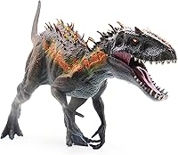 Vista 9 de JR PARK 2 Piezas Juguetes de Dinosaurio, Figura de Acción de Dinosaurio Verde Velociraptor Grande de 15.5″, Juguetes de Dinosaurios Realistas