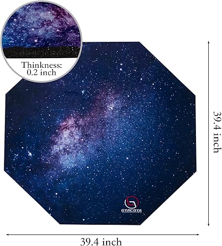 Miniatura 7 de Tapete para silla de oficina y juegos para suelo de madera dura, 39 pulgadas, antideslizante, resistente a los arañazos
