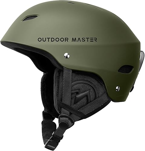 OutdoorMaster Kelvin - Casco de esquí y snowboard para hombres, mujeres y jóvenes