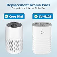 Vista 2 de Paquete de 30 almohadillas de repuesto para aceite esencial LEVOIT LV-H128, almohadillas de repuesto de aromaterapia compatibles con LEVOIT Core