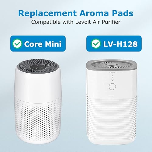 Miniatura 2 de Paquete de 30 almohadillas de repuesto para aceite esencial LEVOIT LV-H128, almohadillas de repuesto de aromaterapia compatibles con LEVOIT Core