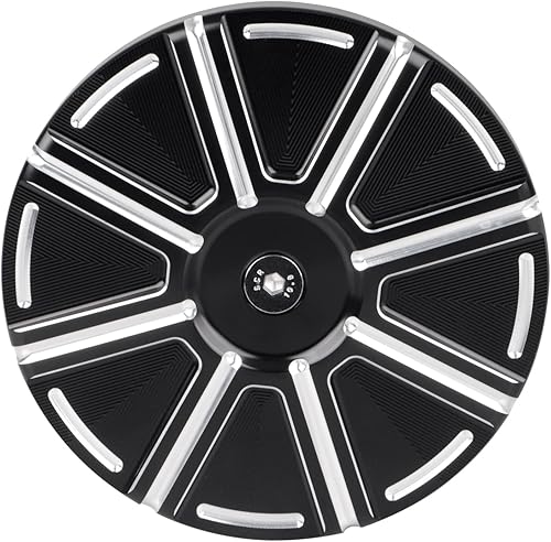 Miniatura 2 de Cubierta de aluminio CNC negro etapa 1 Big Sucker limpiador de aire para Harley Dyna Sportster Softail Fatboy Touring Electra Glide Road King