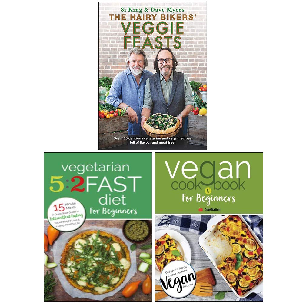 The Hairy Bikers Veggie Feasts, Vegetarian 52 Fast Diet for Beginners
