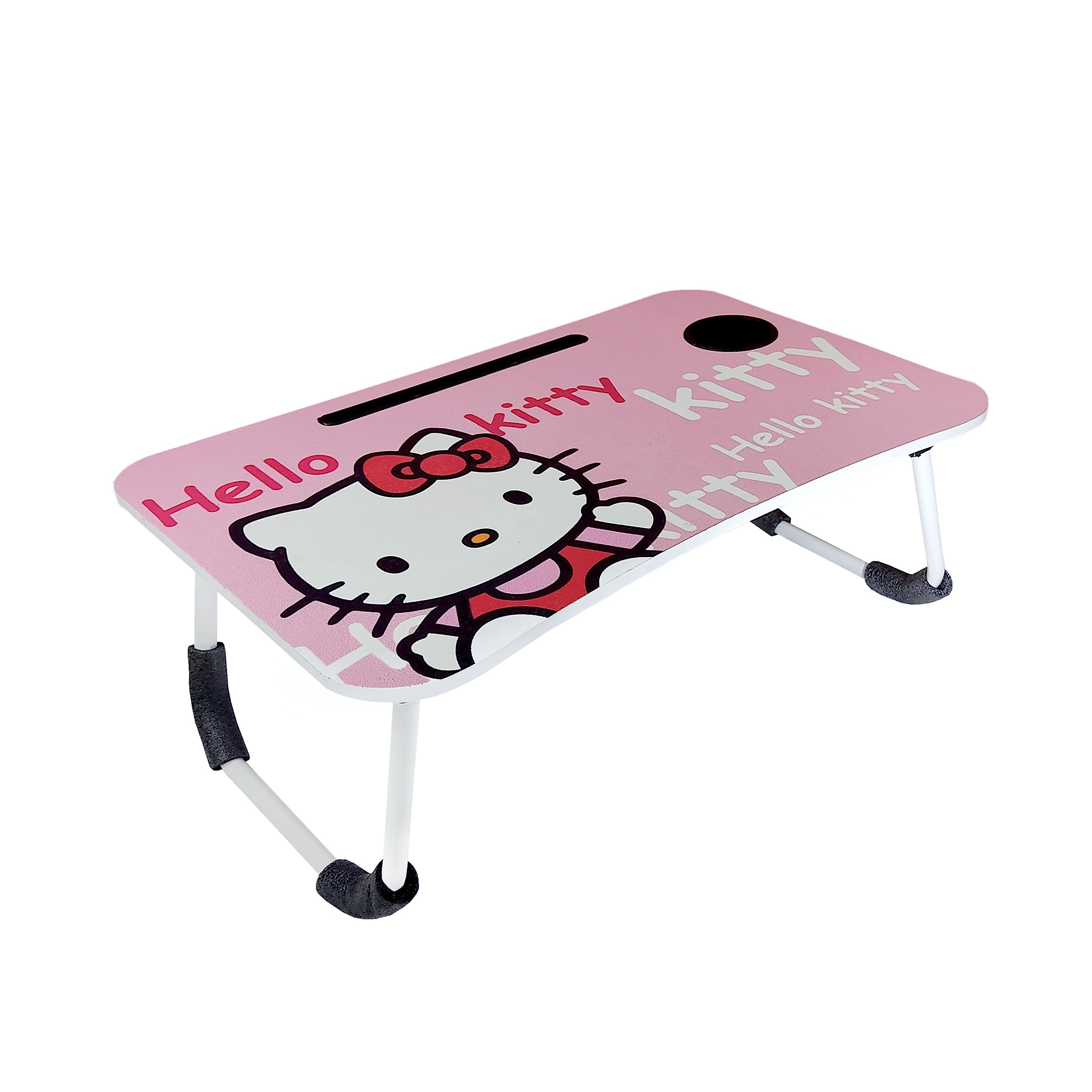 キティテーブルy INNOVATE360 Multi-Purpose Foldable Hello Kitty Printed Study Table