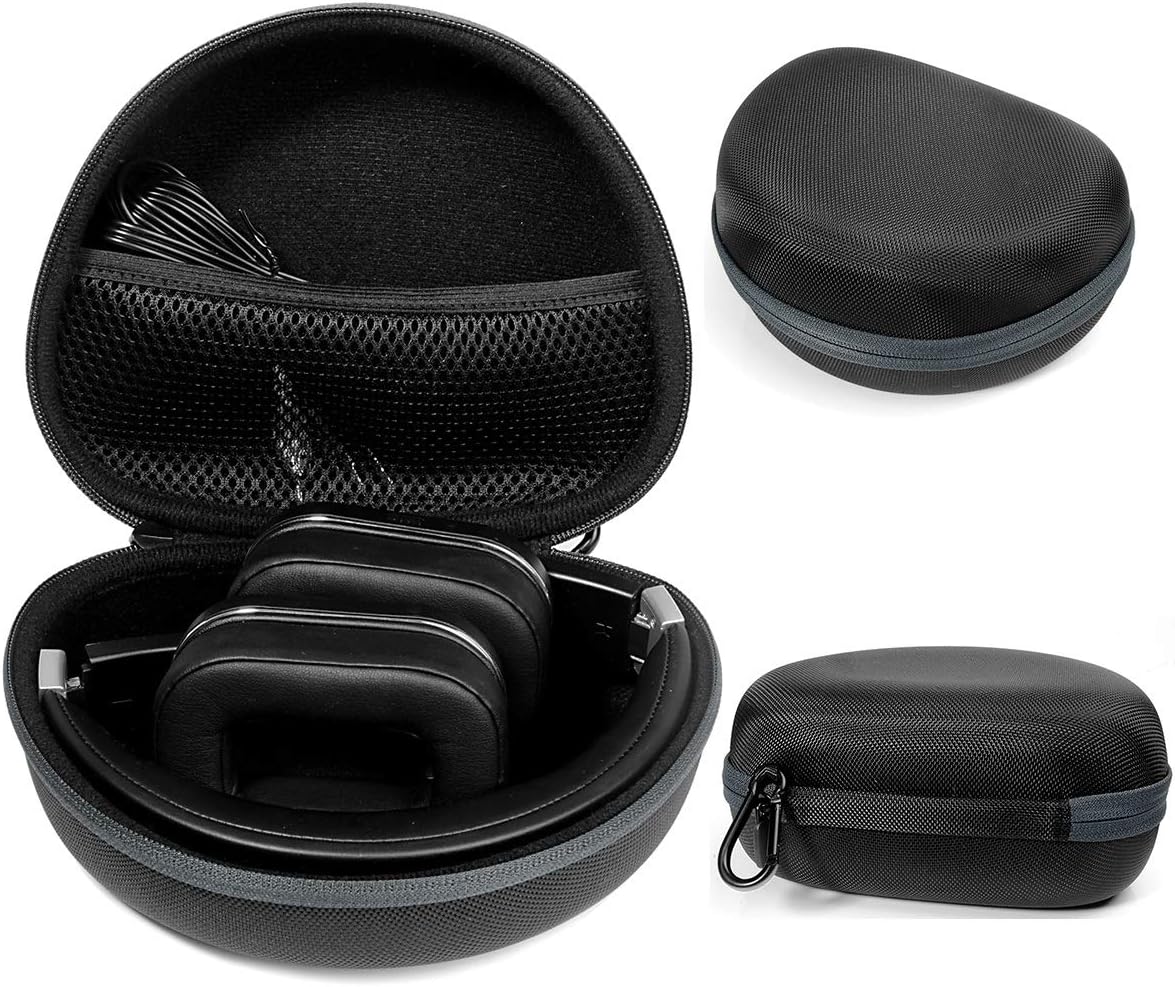 Amazon.com: Foldable Headphone Case for Studio3, Studio2, Studio, Mpow 059/  Mpow H1/H2/H5/Thor, Audio-Technica ATH-M50x/M50/M70X/M40x/M30x/M20x,  Bluedio Turbine T2s , T2 \u0026 T2, Black+Gray Zip : Electronics
