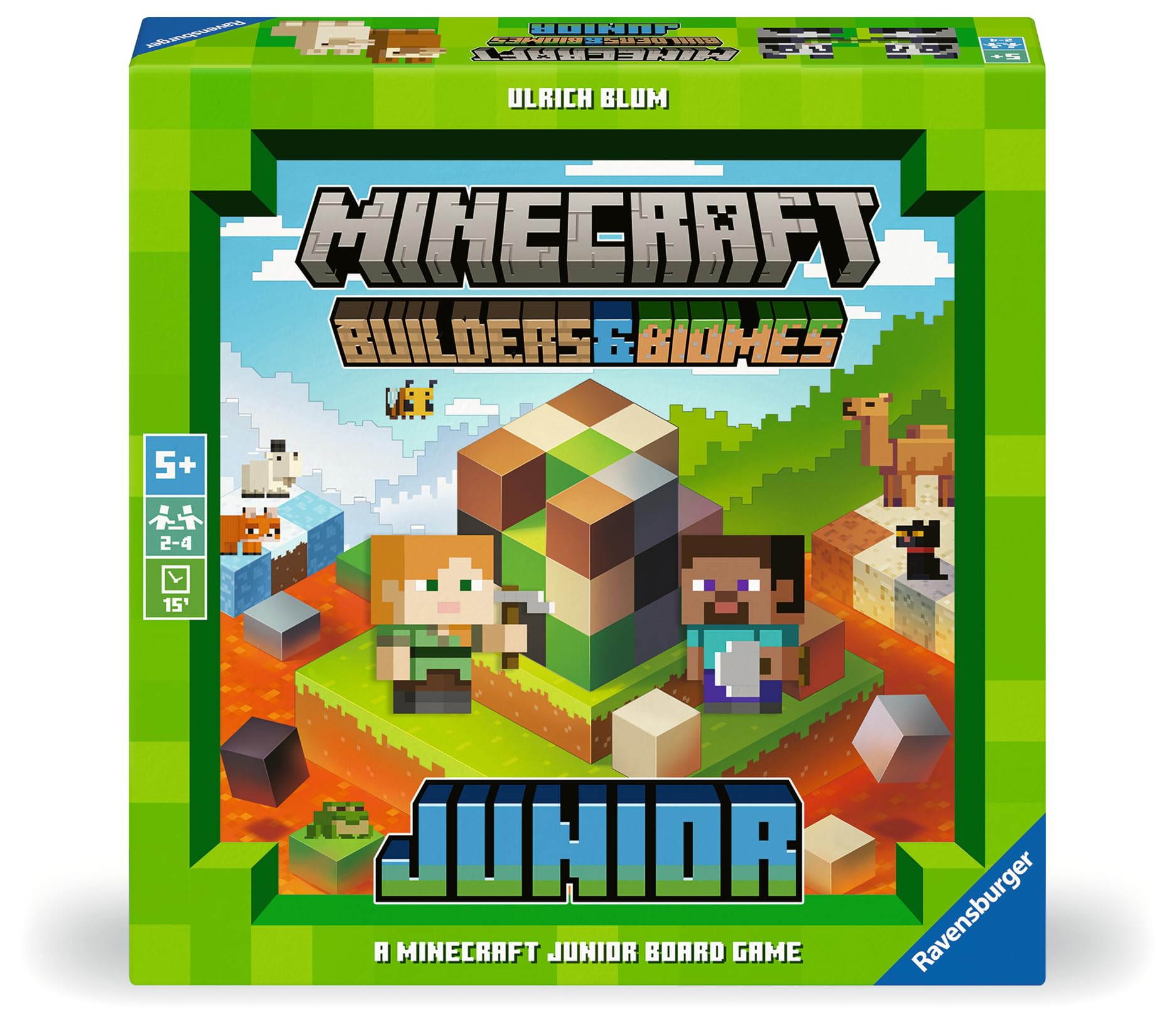Ravensburger Minecraft: Builders & Biomes Junior 24750 9 [Gry planszowe/Micra] od 5 lat +