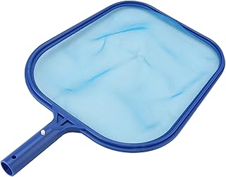 Srliya Pool Skimmer Net Fine Water Skimmer for Hot Tub 43×30×4 Lightweight Leaf Skimmer Mesh Net Frame Swimming Pool Pond Tub Cleaning Tool for Many Poles