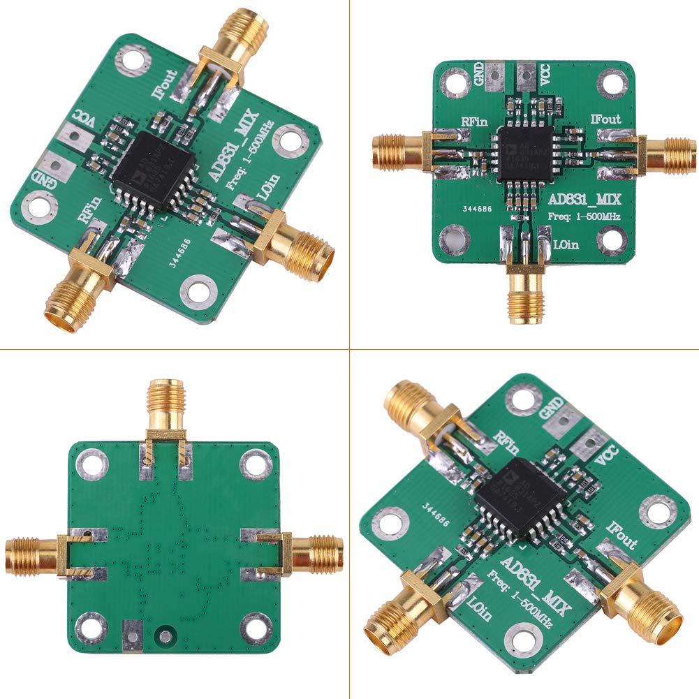 Frequency Converter AD831 Single Chip RF Mixer Radio Frequency Conversion Module for HF and VHF Receiver, 0.1-500MHz