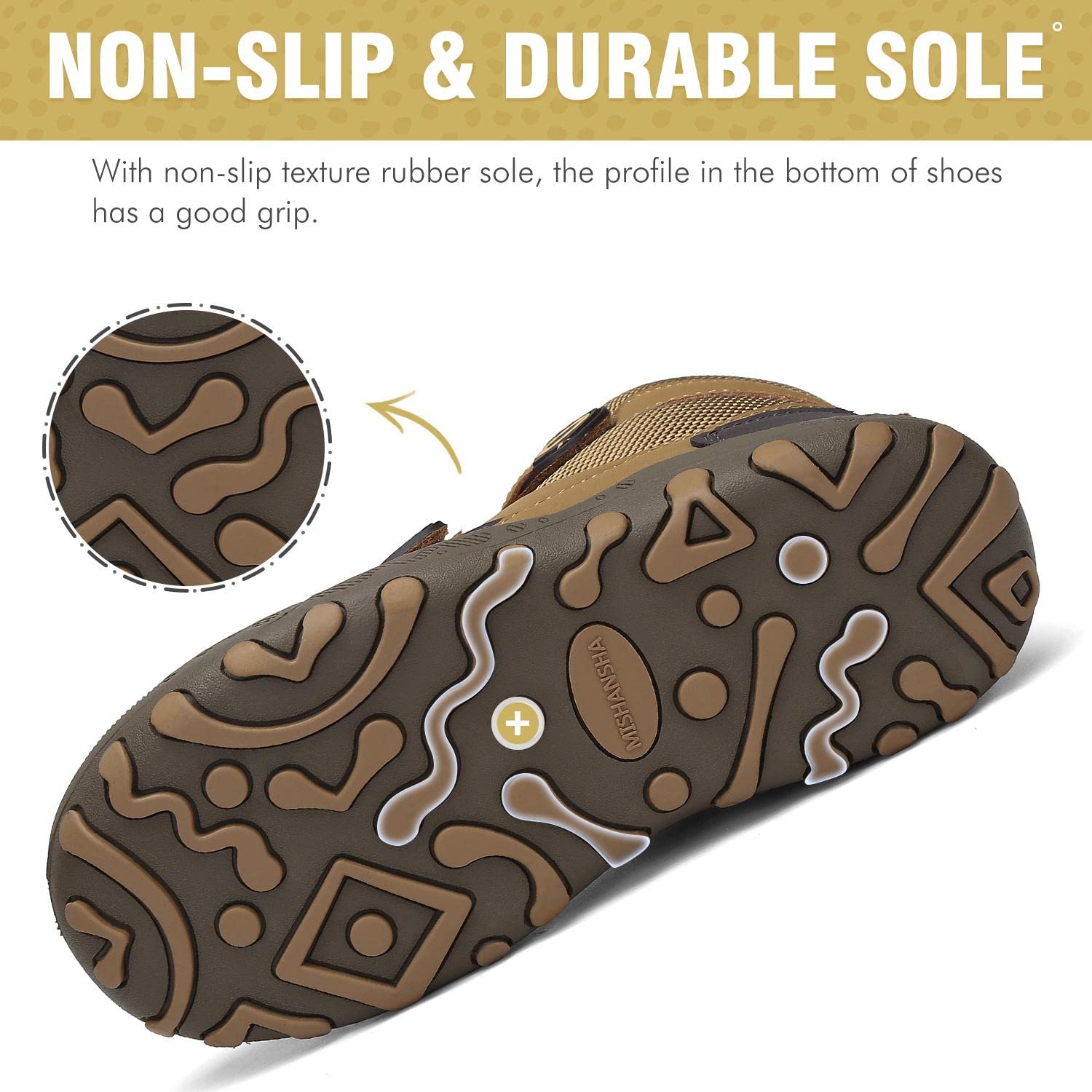 Mishansha Botas de Senderismo Niño Niña Zapatos de Trekking Antideslizante Ligero Zapatillas de Montaña Cómodos Exterior, 028 Marrón, 27 EU