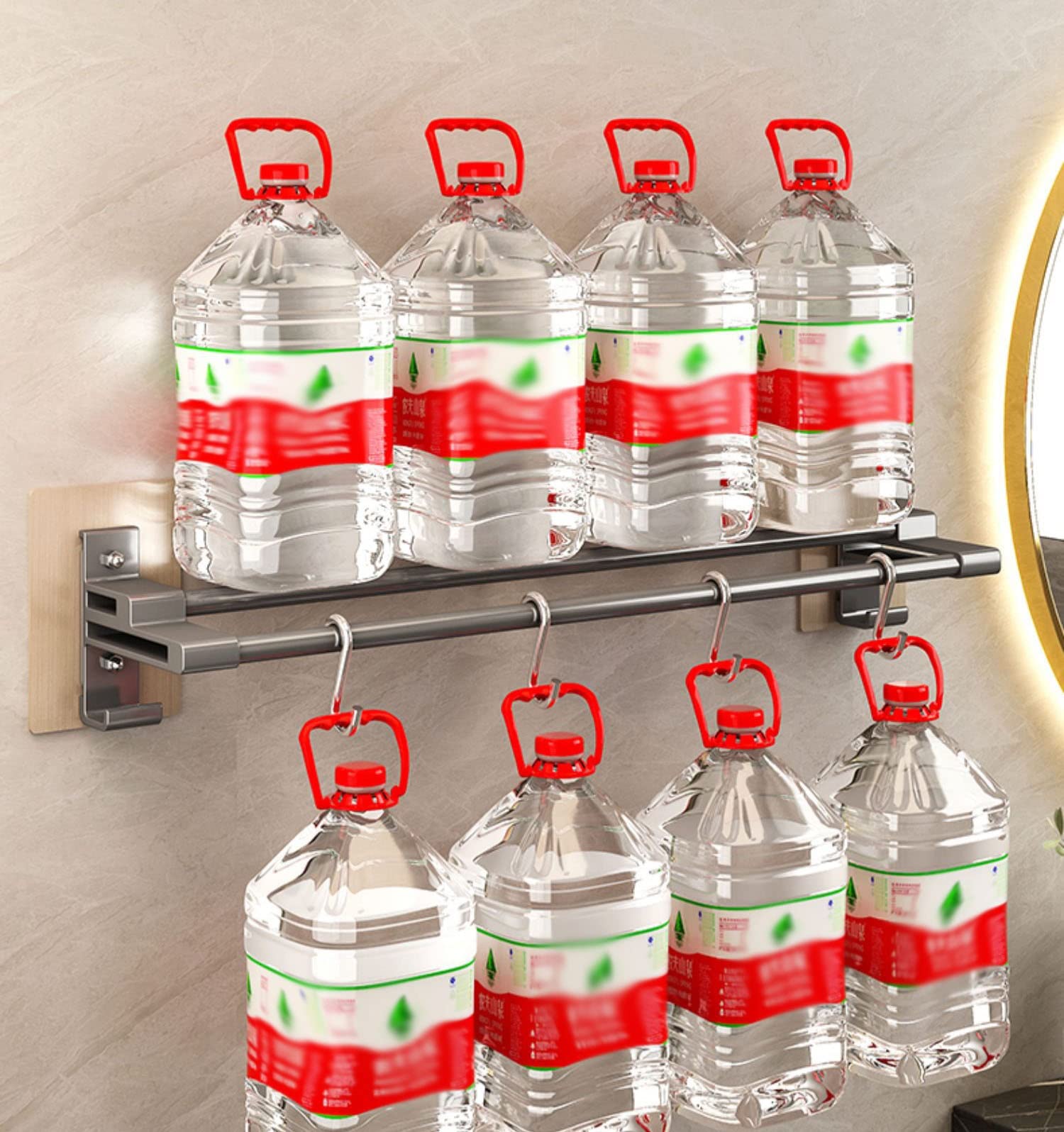 Toallero Toallero De Acero Inoxidable 304 O Montado En La Pared, Soportes De Baño Varilla para Baños Cocina Paños para Platos Perchero Estante Acero Inoxidable 304 (Color: B, Tamaño: 40 Cm)
