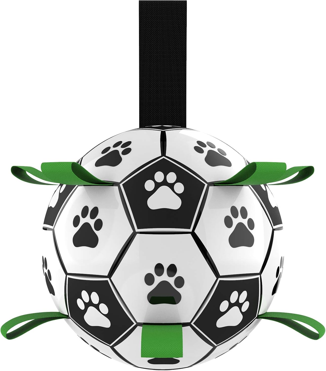 QDAN Interactive Dog Toys for Small & Medium Dogs, Tug of War Toy, Dog Soccer Ball