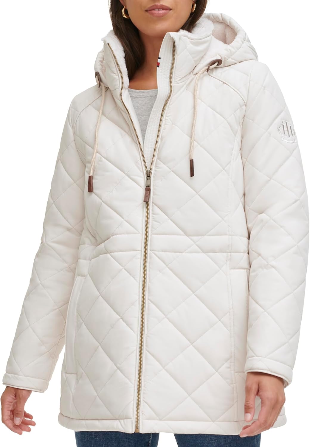 Tommy Hilfiger Zip-Up Quilted Jacket