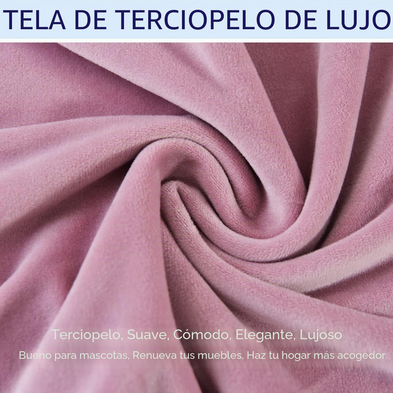 Funda elástica de terciopelo para sillón reclinable, 4 piezas, antideslizante, suave, para relajarse, protector de ajuste universal para decoración del hogar, fácil cuidado