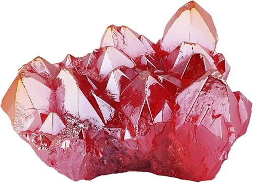 Miniatura 3 de Roca de cristal Mookaitedecor natural revestida de titanio ejemplar de piedra maciza de cristal