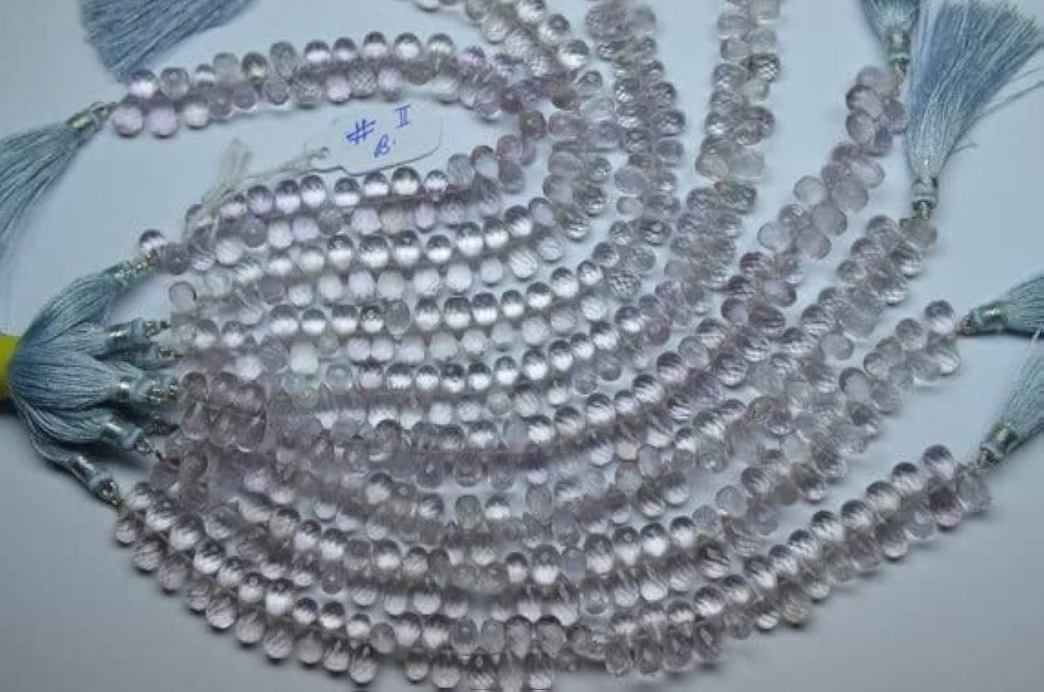 Améthyste rose LKBEADS en briolettes facettées pour réparer et personnaliser vos colliers