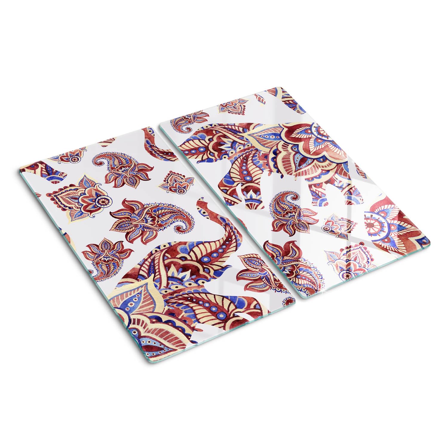 Planche de cuisine en verre poli 30x52 cm résistante aux chocs thermiques