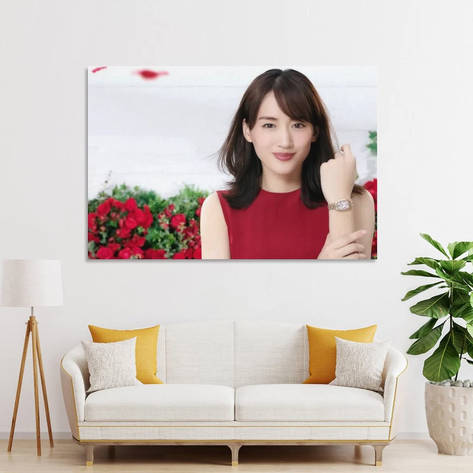 必見/ B0サイズ◆送料無料◆インテリアポスター Amazon.co.jp: 綾瀬はるか 写真集キャンバスアートポスターとウォール