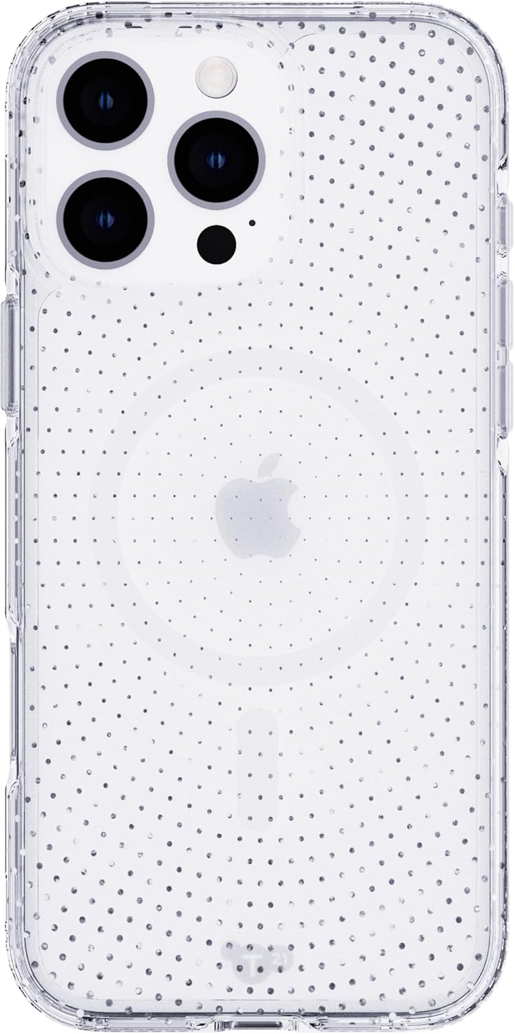 Tech21 EvoSparkle case for iPhone 16 Pro Max - Compatible with MagSafe - Impact Protection Case - in Zen