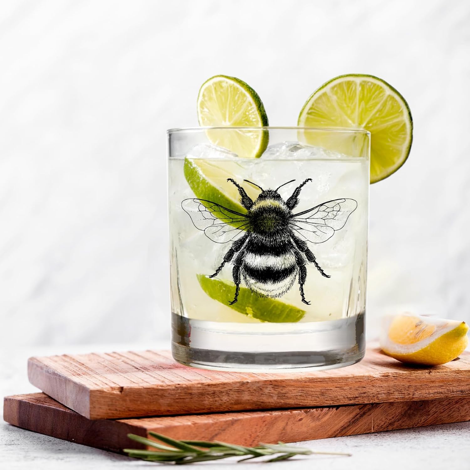 Bee Whiskey Glass Gifts for Coworker Employee Friends Bee Lover Brother Grandpa Uncle, Birthday Gift for Dad, Graduation Chritmas Birthday Anniversary Thank You Gifts - Image 4