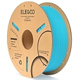 ELEGOO PLA Filament 1.75mm Sky Blue 1KG, 3D Printer Filament Dimensional Accuracy +/- 0.02mm, 1kg Cardboard Spool(2.2lbs) 3D Printing Filament Fits for Most FDM 3D Printers