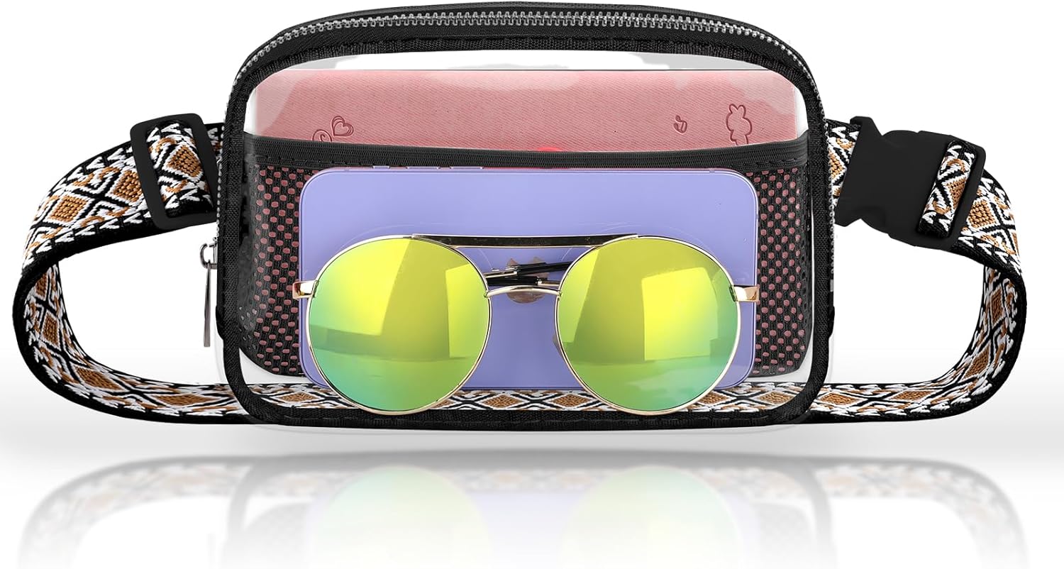 Clear Fanny Pack Stadium Approved Clear Belt Bag Clear Fanny Pack For Women Men
