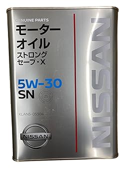 NISSAN 5W-30 SNオイル3缶とN-27 PN7 フィルター 廃油処理 Amazon | NISSAN エンジンオイル SNストロングセーブ・X 4L 5W30