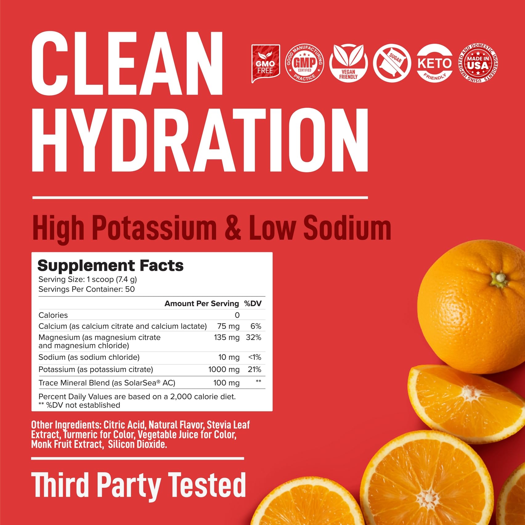 Keppi Electrolytes Powder – Orange Flavor 50 Servings – Electrolytes Powder No Sugar with Potassium, Magnesium, Sodium – Sugar Free Electrolytes for Keto, Fasting & Hydration – Clean Electrolyte Drink — Amazon image 3