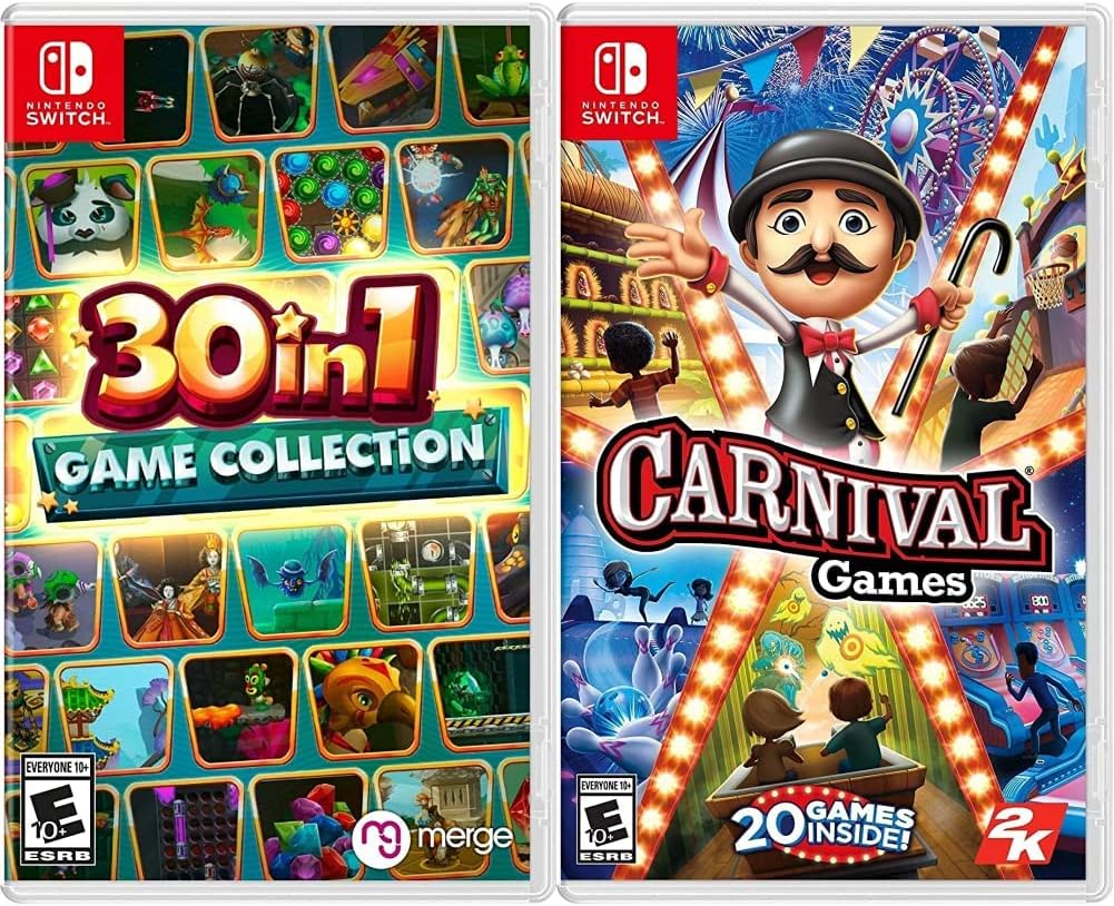 30-In-1 Game Collection - Nintendo Switch Standard Edition and Carnival Games Nintendo Switch